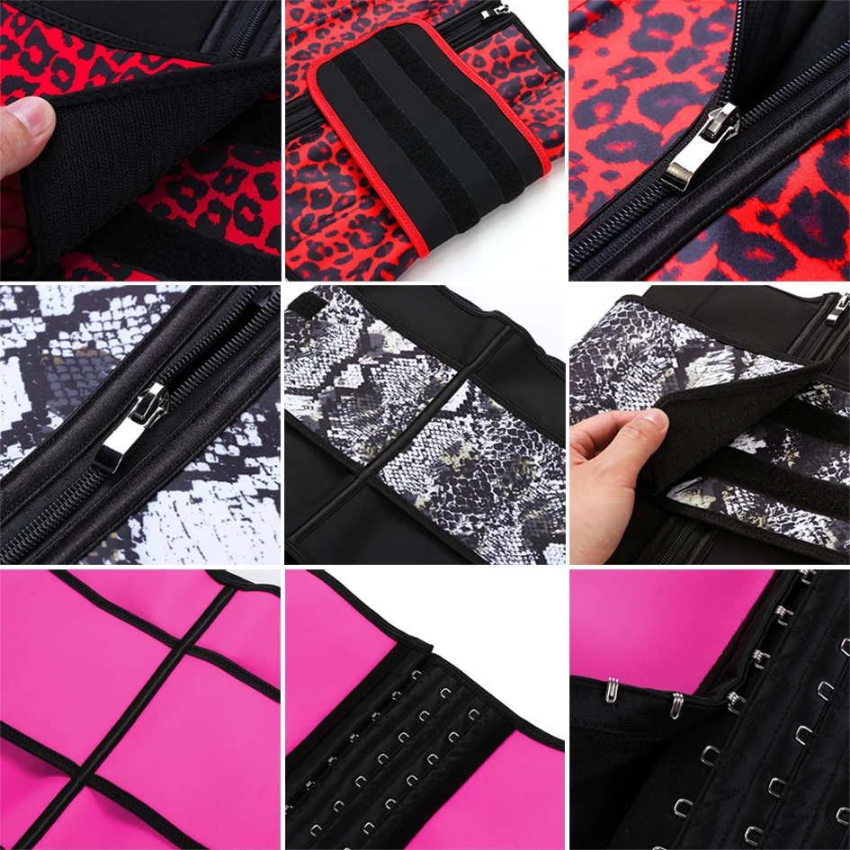 Тренажер для талии пояс уменьшения фигуры формирователь похудения из неопрена 7