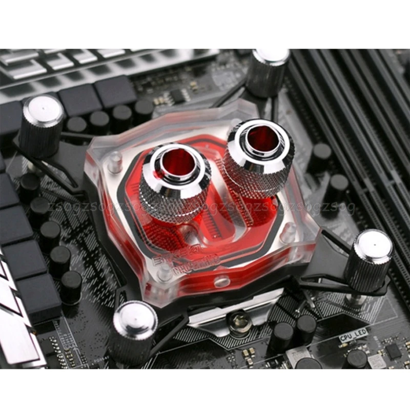 G1/4" Base Inner Channel PC Water Cooling Block For Intel 775/1150/1155/1156 CPU JUN15 dropshipping
