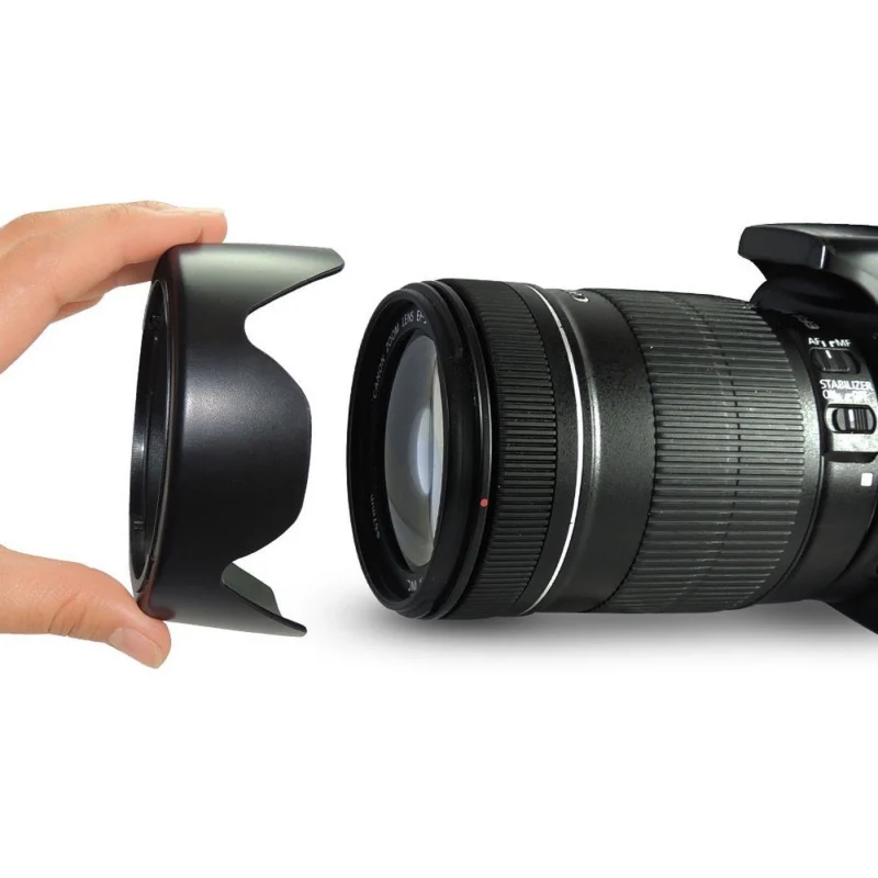 1 шт. EW-73B EW-63C EW63C II бленды для объектива камеры Canon EF-S 18-55 мм f/3 5-5 6 IS STM Новые |