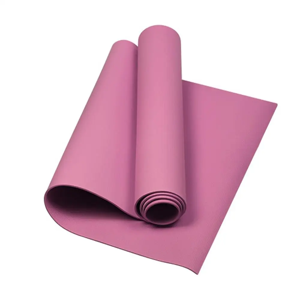 Pink 6 мм EVA коврики для йоги, нескользящий Поролоновый коврик для фитнеса, Пилатеса, спортзала, спортивных упражнений, экологичный матрас, тренировочный коврик 173*60*0,6 см - Цвет: Pink