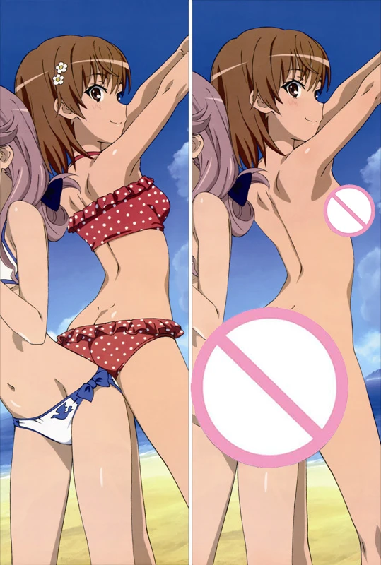 S17 Аниме некий научный Railgun Dakimakura Чехол персонаж Mikoto Misaka Bolster чехол Toaru Kagaku no Railgun Hugs чехол для подушки - Цвет: S17