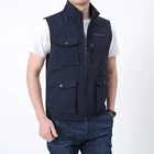 Для мужчин Мульти-карманы жилет куртки Пеший Туризм Кемпинг Рыбалка Тактический функциональный жилет работы брюки карго жилеты Camisa Militar M-5XL