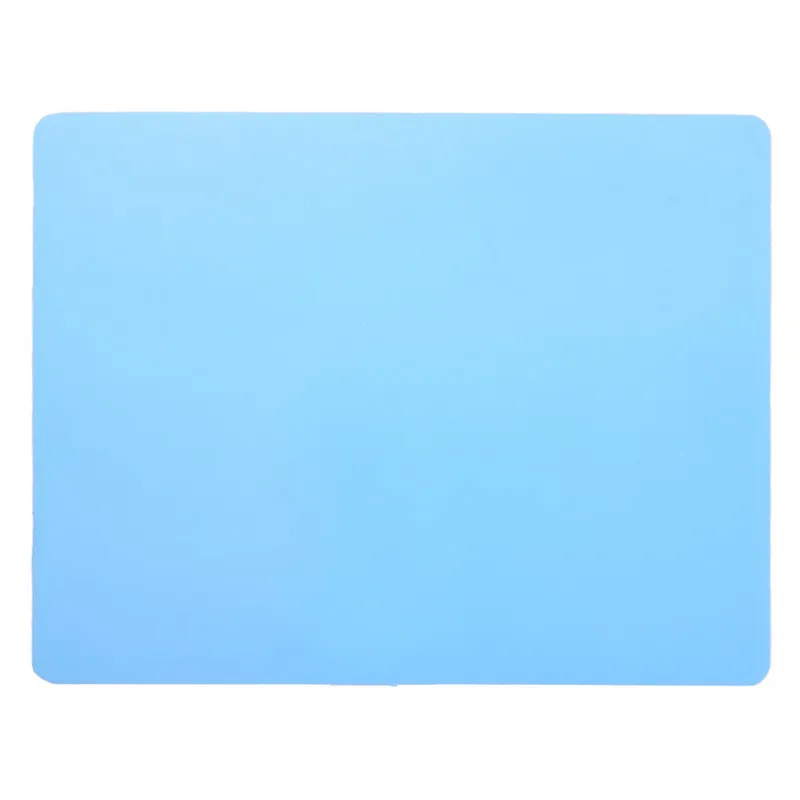 Blue 40 X 30 cm Силиконовый коврик для выпечки, тесто для пиццы, кондитерские изделия, кухонные гаджеты, инструменты для приготовления пищи, посуда для выпечки, коврики, вкладыши, предметы, принадлежности - Цвет: Blue 40 X 30 cm
