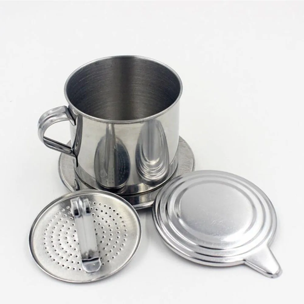 Вьетнамский фильтр для кофе чайник из нержавеющей стали заварки стаканов