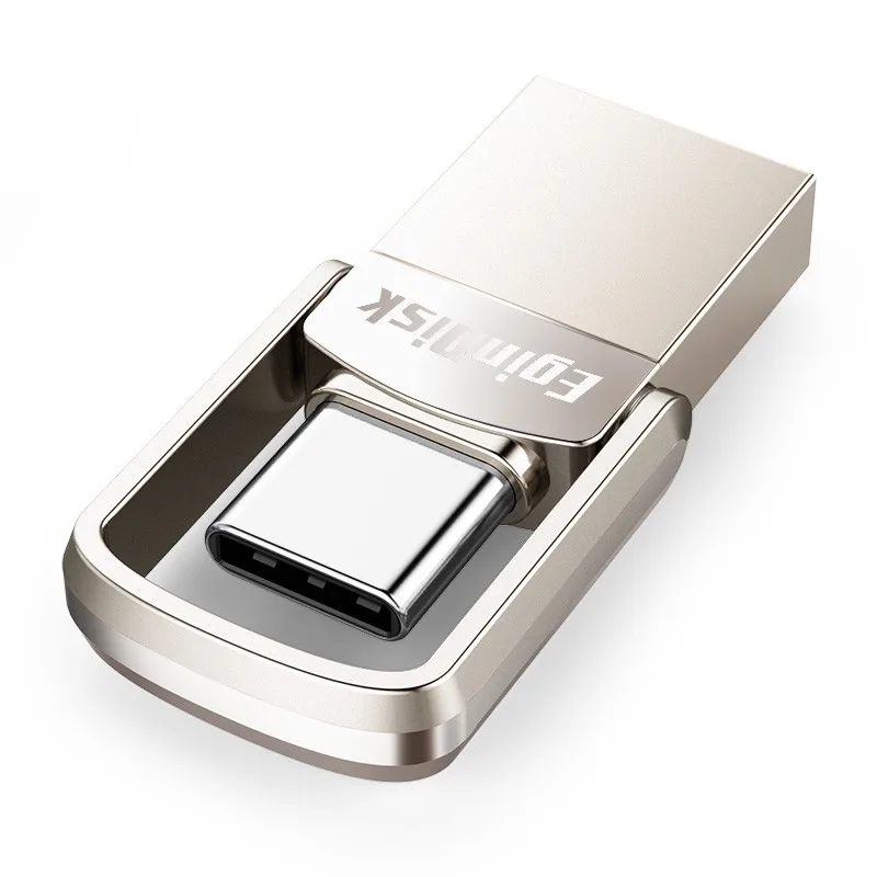 Двойной Флеш накопитель OTG Usb с TYPE C / Micro USB 128 Гб 64 ГБ 32 16 флешка для телефона Android|USB