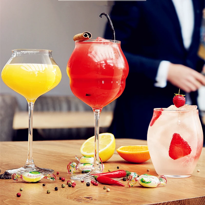 Французская серия Makaron бокал для красного вина цвета Бургунди виски Хрустальная