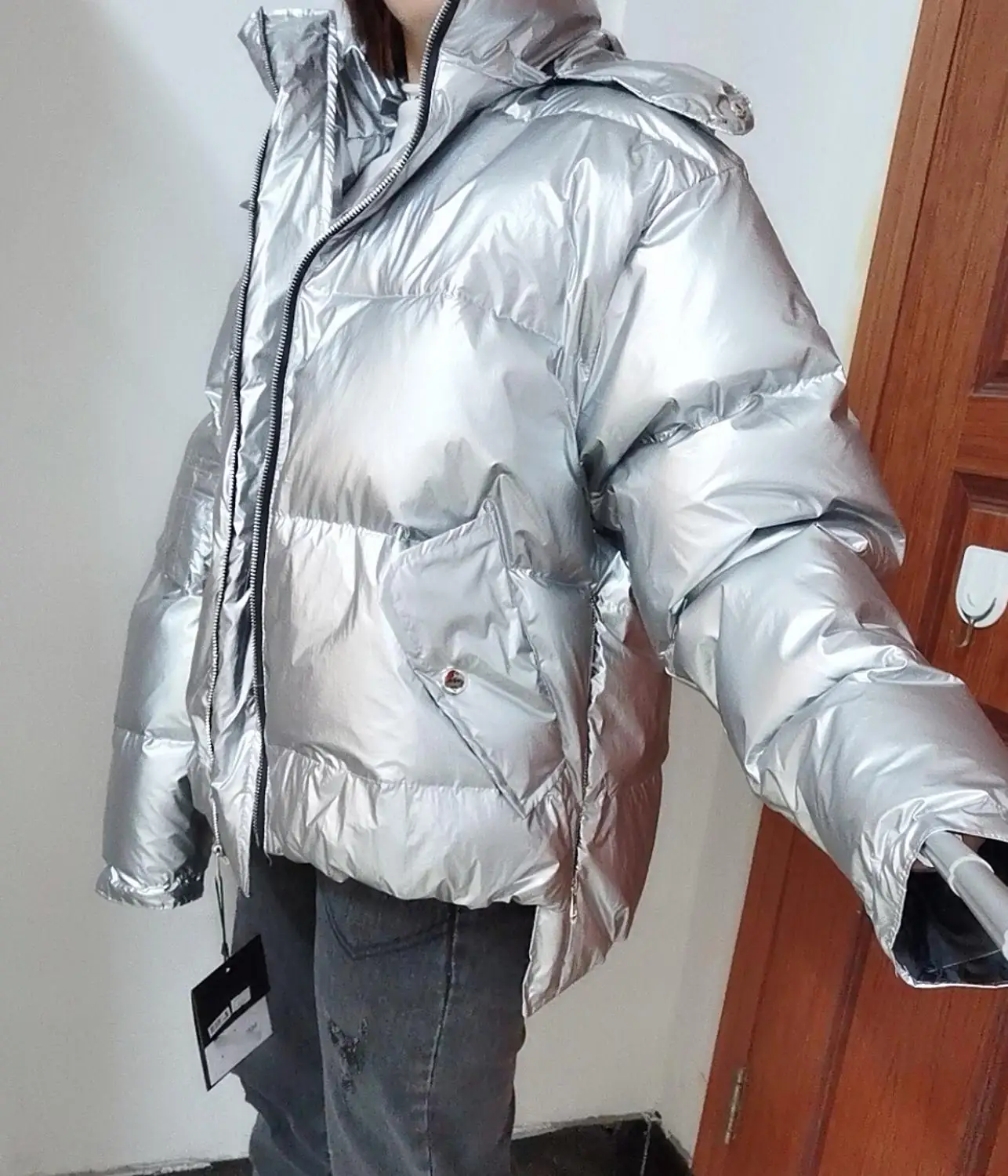 Новая модель хлопковая зимняя куртка для женщин зимние теплые парки свободного