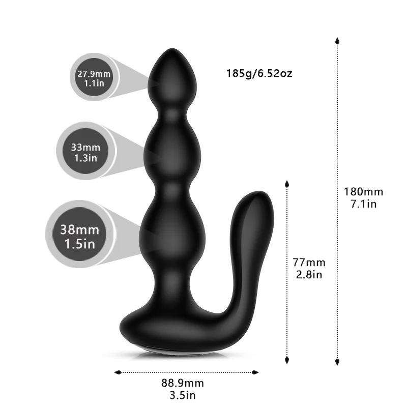 12 частоты анальные пробки вибратор интимный мастурбация дистанционное