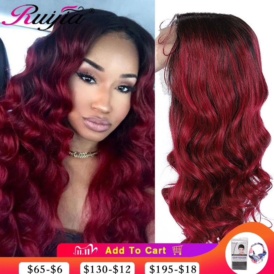 

Body Wave Wigs Malaysian J Part Wig Remy 1B 99J Colored Human Hair Wigs for Women 1b Burgundy Ombre Human Hair Wig 180% Density