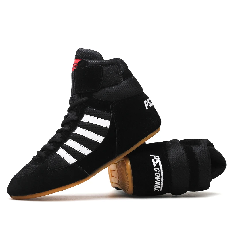 Аутентичная обувь для борьбы VeriSign мужчин тренировочная tendon at the end кожаные