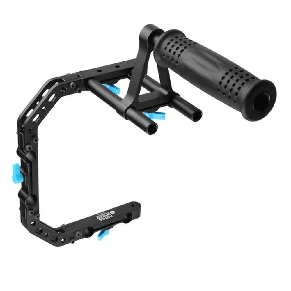 FOTGA DP3000 PRO c образная опора для камеры кронштейн + верхняя ручка 15 мм штанги DSLR Rig|fotga