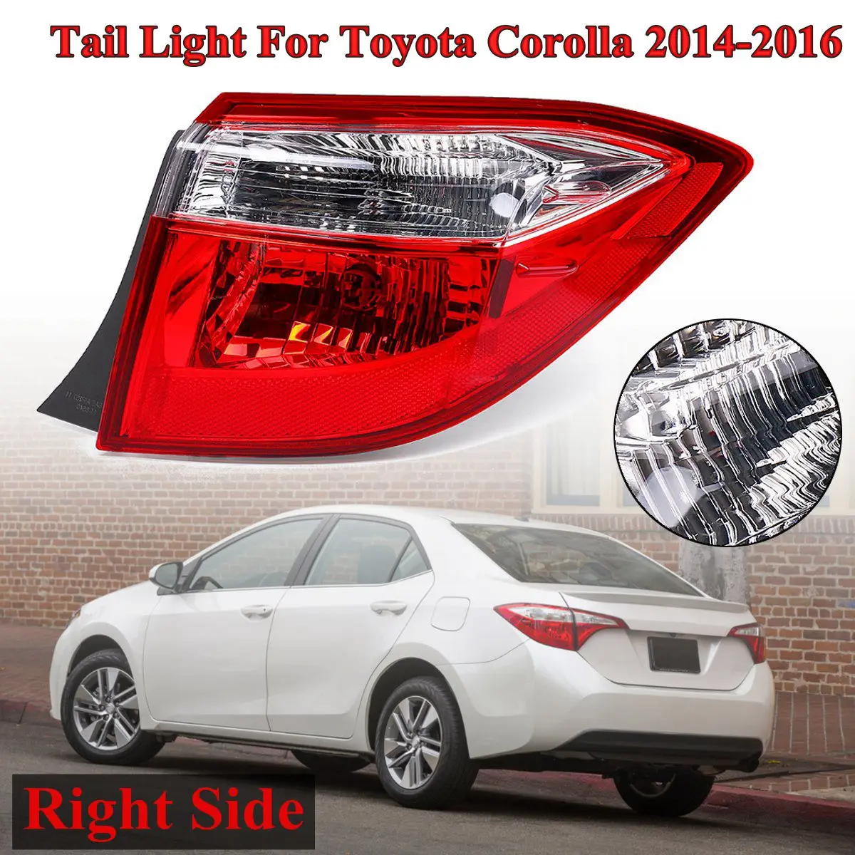 Пара автомобиль хвост светильник лампа фонарь стоп сигнала задний сигнал без