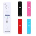2 в 1 Беспроводной нунчаки Встроенный Motion Plus игрового контроллера геймпад для Nintend Wii игровой пульт дистанционного управления Джойстик с ремешком и силиконовый чехол