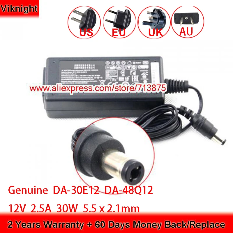 

Genuine ASIAN Power Devices APD DA-30E12 770375-31L 12V 2.5A 30W Laptop Charger for DELL WYSE E03 NAS SYNOLOGY NAS Power Supply
