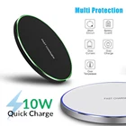 Быстрое беспроводное зарядное устройство Qi 10 Вт Для Doogee S90, быстрое индукционное зарядное устройство Qi для iphone X, 11 Pro, Oukitel, WP1, Koolnee, K3, держатель Charg