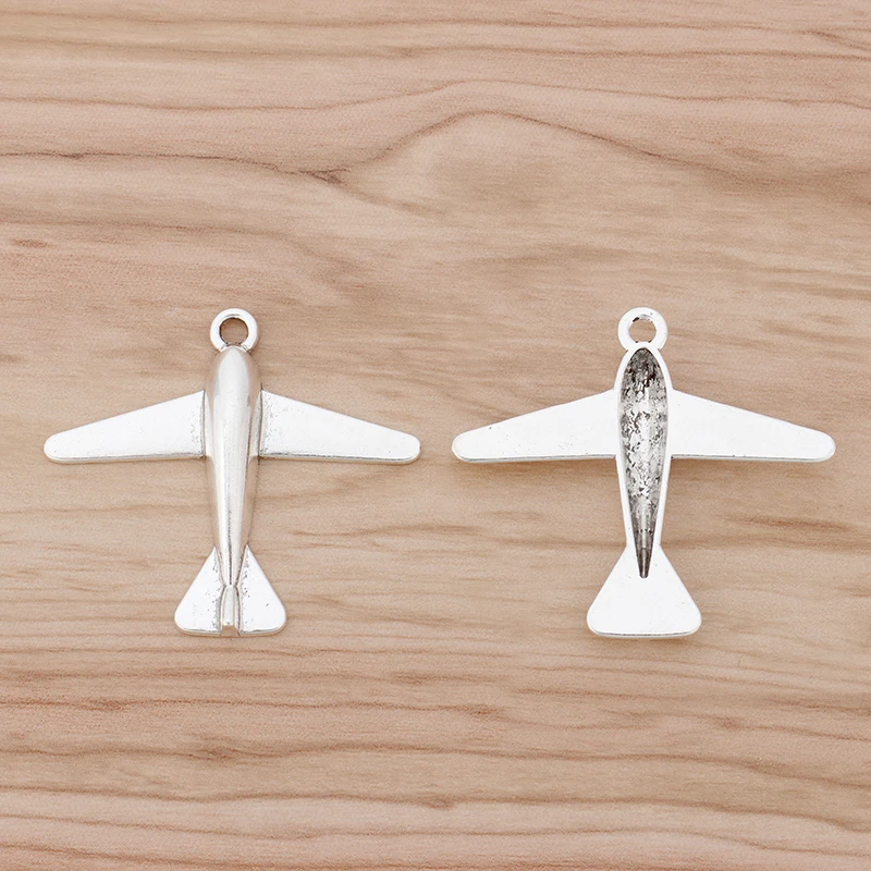 10 штук Большие Подвески для самолета подвески ожерелья ювелирные изделия