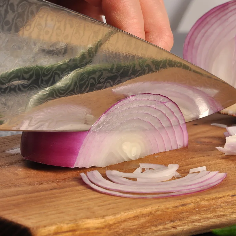 Японский Кухонный Нож vg10 дамасская сталь 8 дюймовый нож шеф повара мясник ручной