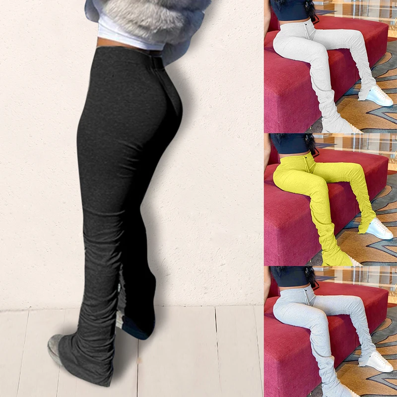 Спортивные штаны с высокой талией для женщин джоггеры 2020 эластичные летние