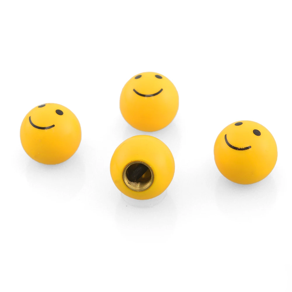 4 шт. колпачок воздушного клапана шины колеса пылезащитные стебли улыбающееся
