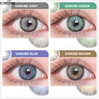 Цветные контактные линзы EYESHARE для глаз, цветные контактные линзы, красота, 2 шт., цветные контактные линзы ed для глаз, цветные линзы ed