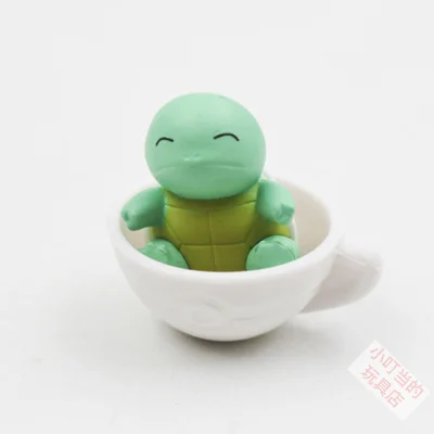 10 Takara Tomy Покемон 4 стиля ПВХ Аниме фигурки Пикачу Сквиртл Bulbasaur Cubone Мини мультфильм Модель Коллекция подарок - Цвет: 10