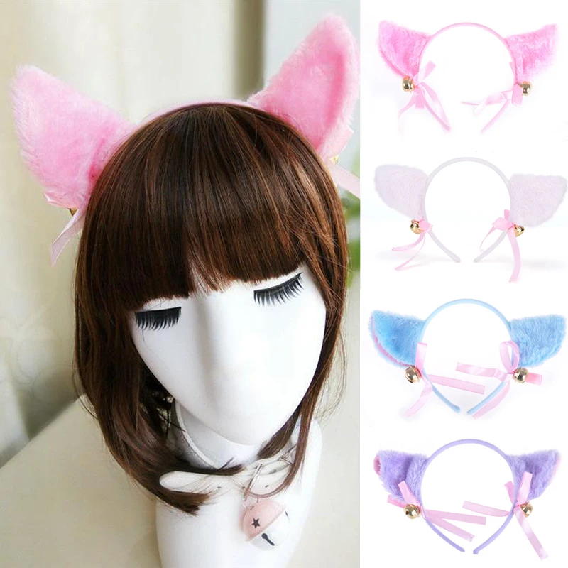 

Cute Cat Ear Pattern Headband For Women Girls Cosplay Hairband Party Headwear Fashion Hair Accessories