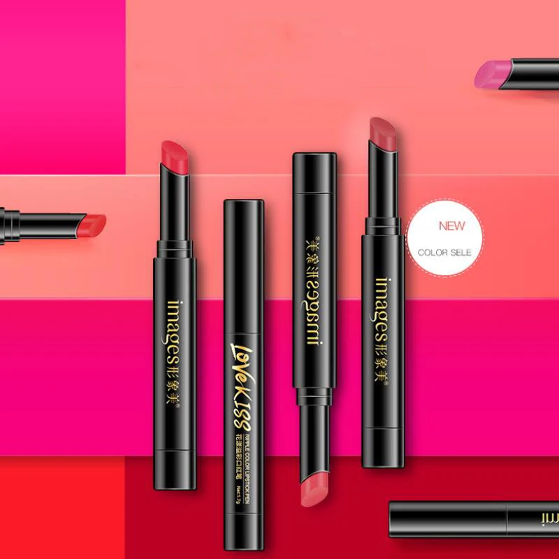 Губная помада длинная губная с эффектом длительного увлажнения губ Глянцевая