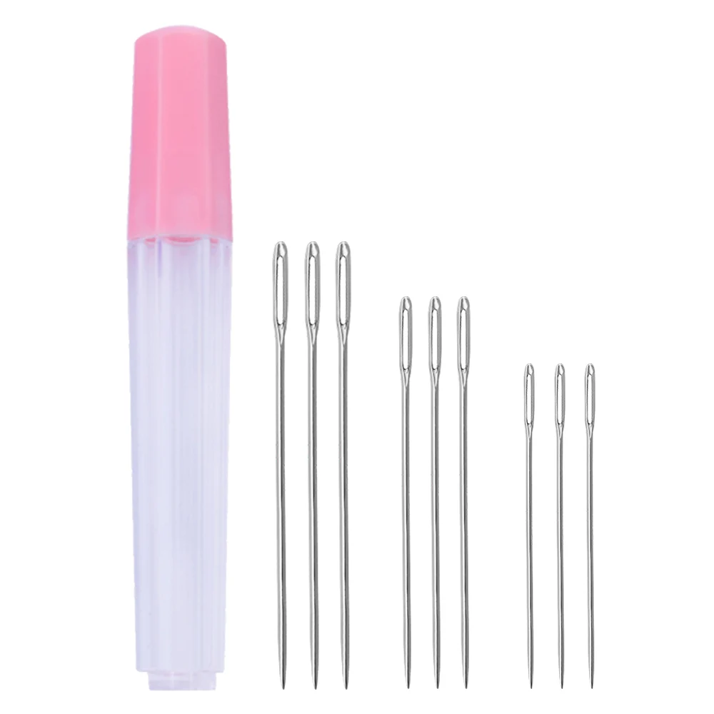 MIUSIE кожевенное ремесло швейная игла заостренная призма инструмент для вышивки