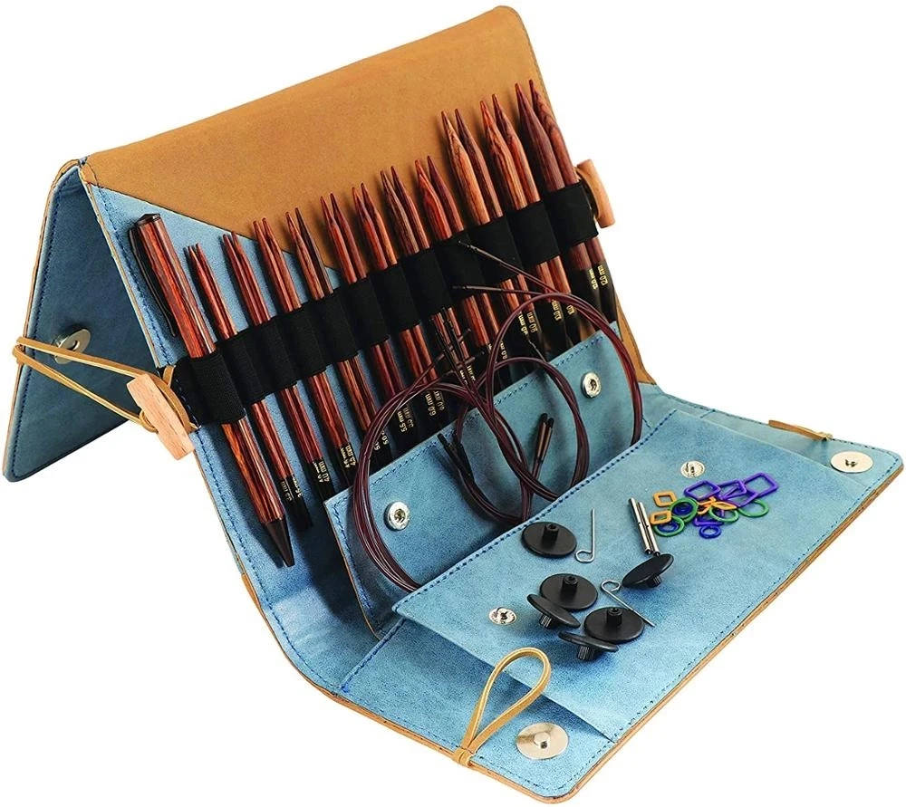 Juego de agujas circulares intercambiables Knitpro, jengibre (11 tama&ntilde;os-2 puntas de aguja en cada tama&ntilde;o)-3
