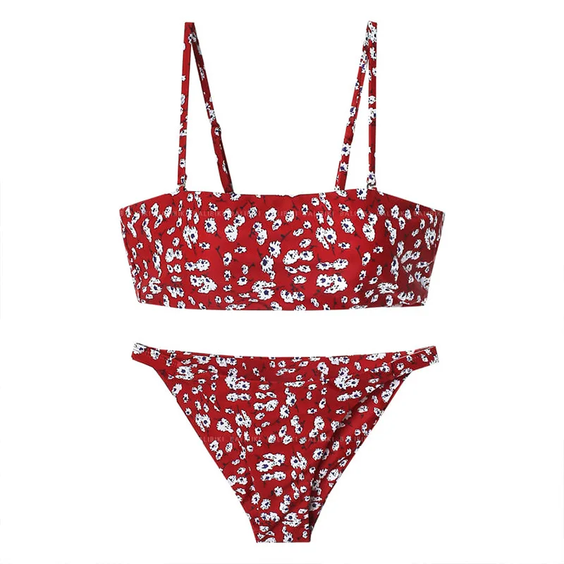 

Swimsuit Women Vacation European and American Sexy Banded Bikini Split Two-Piece Suit Hot Spring Swimsuit Asian Sunbath Fashion