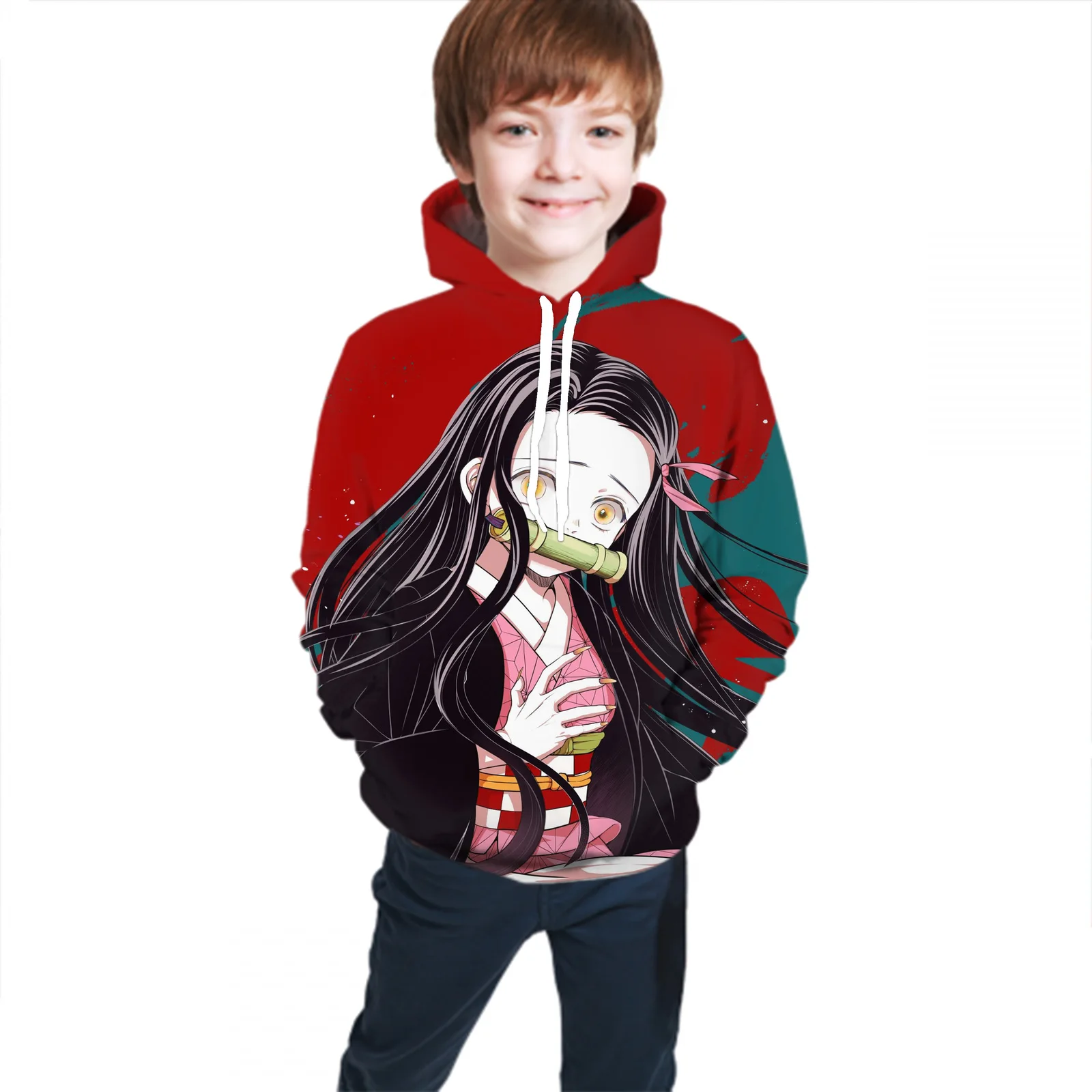 

Детская одежда, популярная аниме рассекающая демонов красивая фотография, подходит для детей, унисекс, трендовые толстовки