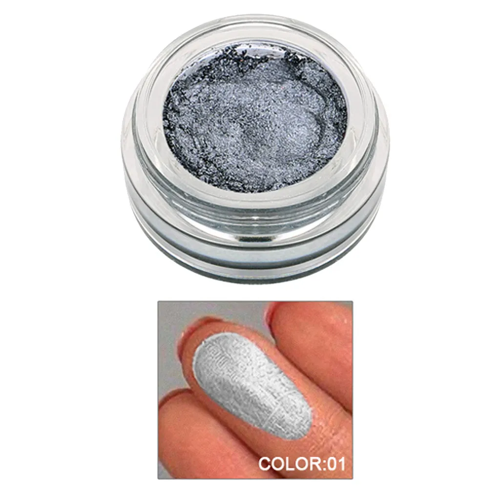 1 14 Colors Jelly Shimmer Glitter Eyeshadow Cream Highlighter Glow Metallic Chunky Eye Glitter FestivalParty Make Up Palette#YH - Цвет: 1