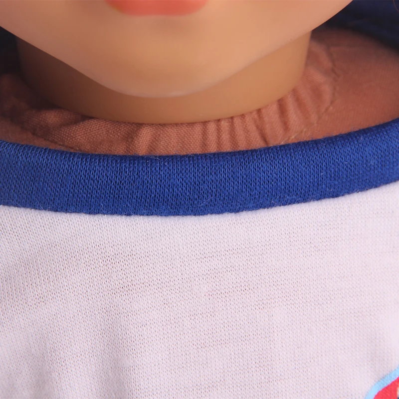 Крутая повседневная одежда костюм куклы для 18 дюймов американская кукла девочек