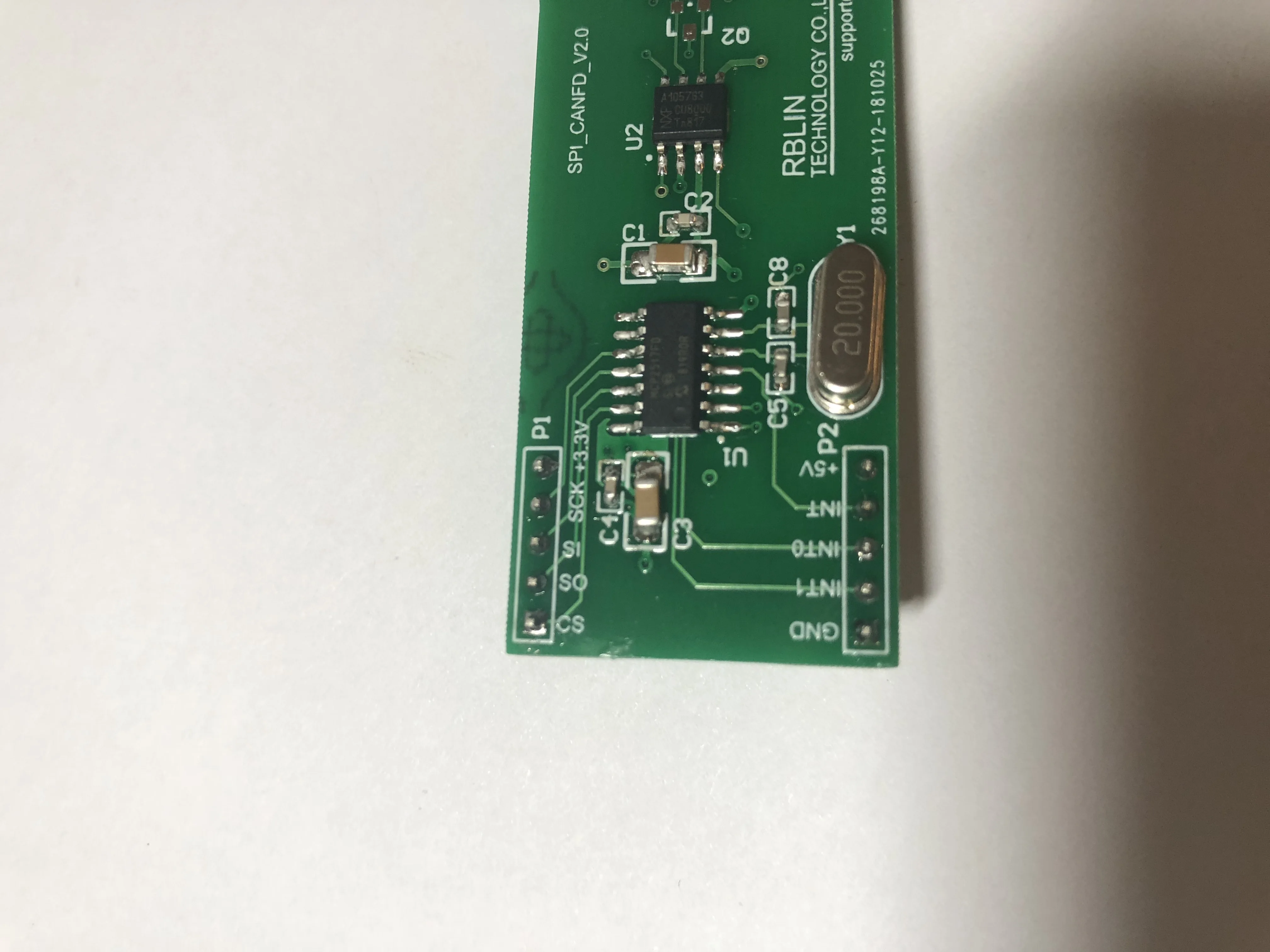 CAN FD сетевой модуль SPI интерфейс MCP2517FD CANFD отправка исходного кода | Инструменты