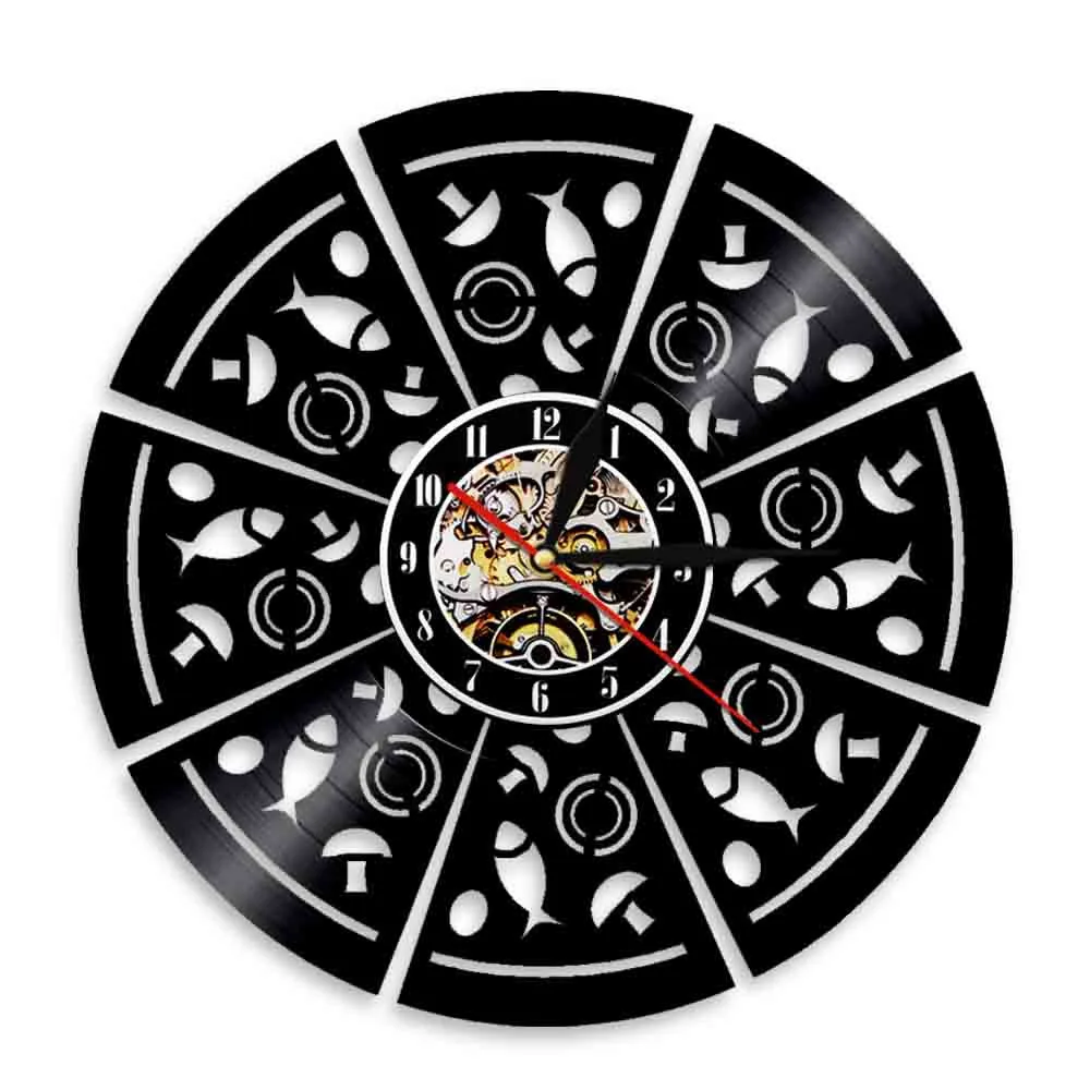 Светодиодный Светлый знак с логотипом магазина пиццы кухонный декор виниловая