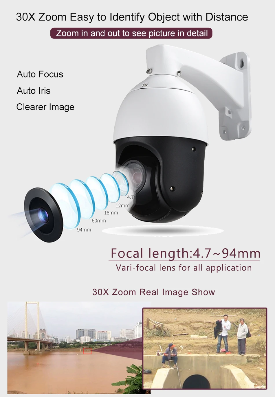 Мини скоростная купольная 5MP PTZ камера с 30X зумом POE 2MP 1080P ip-камера 5 мегапикселей P2P вид IR100M H.265 ONVIF SONY335 Starlight аудио