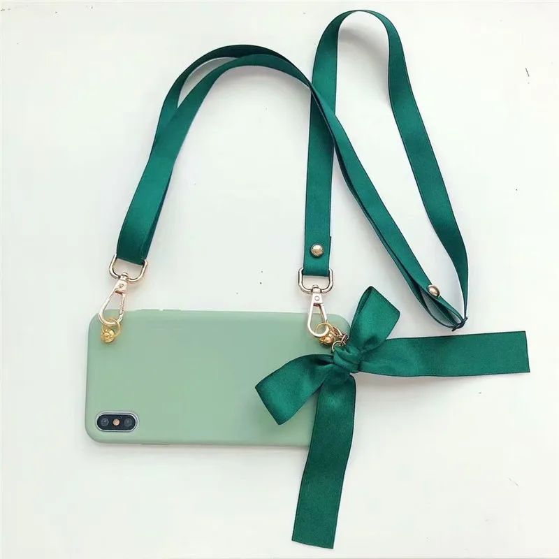 Модный шнурок-чехол для телефона для iPhone XS MAX 11 Pro XR X 6 6s 7 8 Plus, мягкий силиконовый чехол на заднюю панель