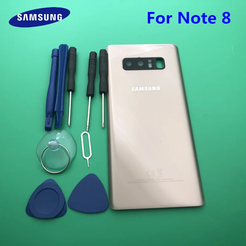AAA+ качество Замена NOTE 8 задняя панель Батарея стекло задняя дверь Крышка для samsung Galaxy Note 8 N950 N950F+ инструмент