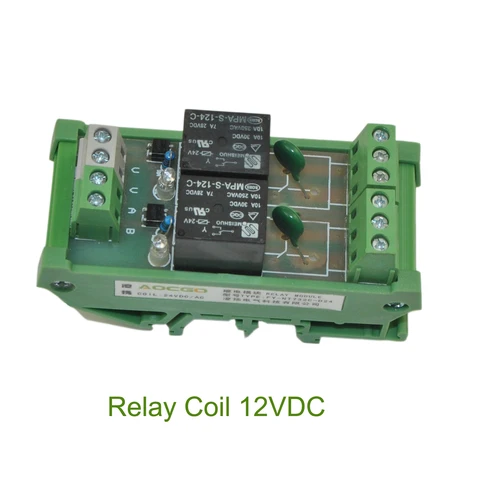 2-канальный релейный модуль на DIN-рейку T73 24 В переменного/постоянного тока (50 шт.) + 12 В (10 шт.) + 5 В (10 шт.) на заказ