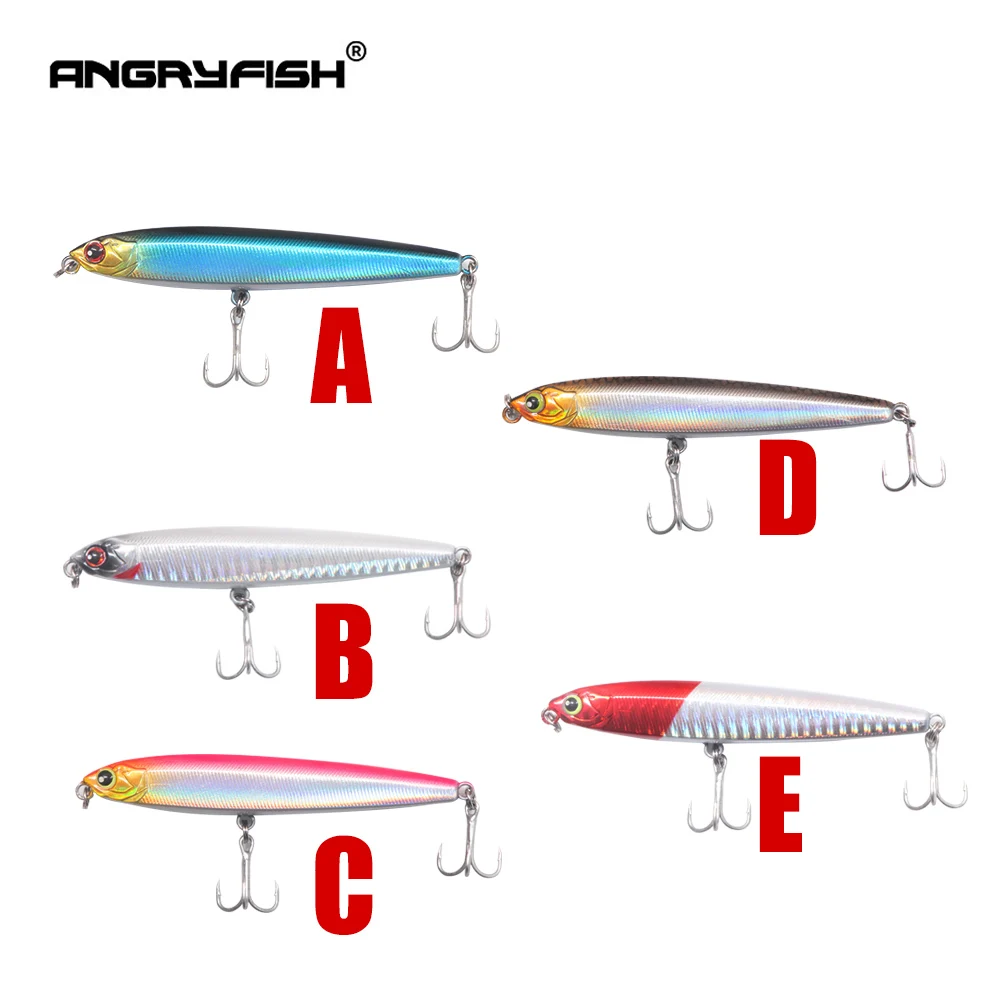 Рыболовная приманка Angryfish, Реалистичная, 95 мм, 18 г, 3D, воблер с глазками, 1 шт. (art.: 3920b366fae39) - 3920b366fae39