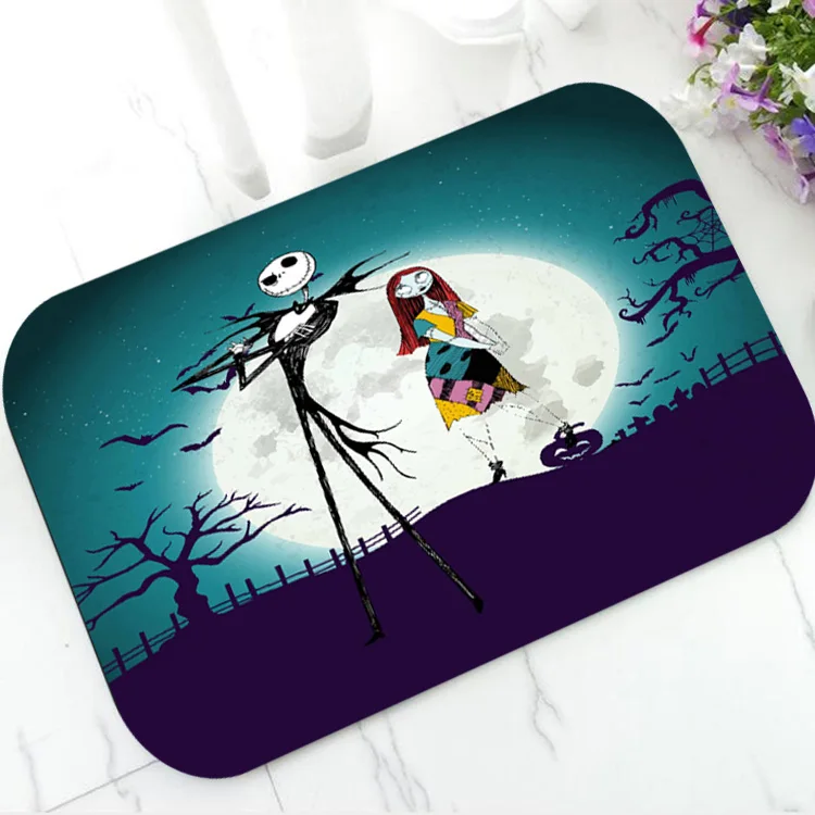 Крутой Кошмар перед Рождеством коврик для ванной комнаты кухни резиновый