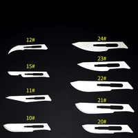 ring disposable surgical blade medical carbon steel sterile blade cosmetic plastic surgery no 11