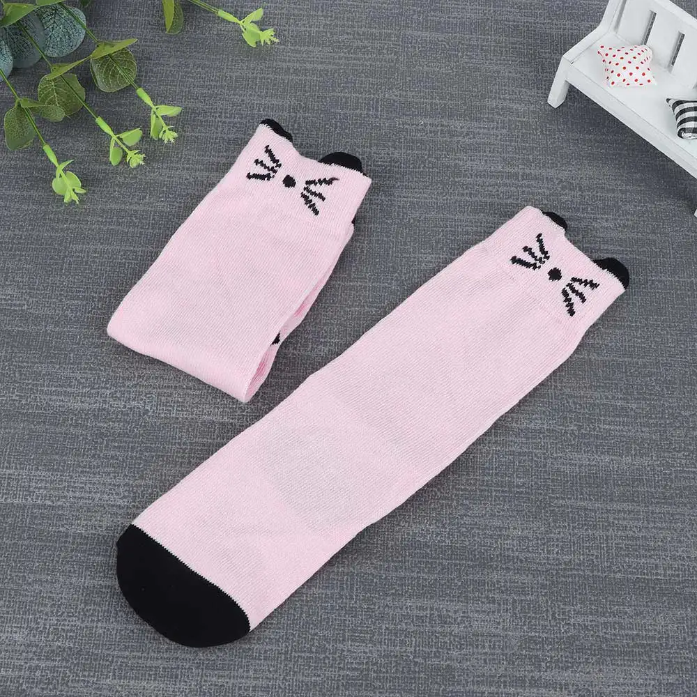 Милые детские носки с рисунком из мультфильма для детей ясельного возраста