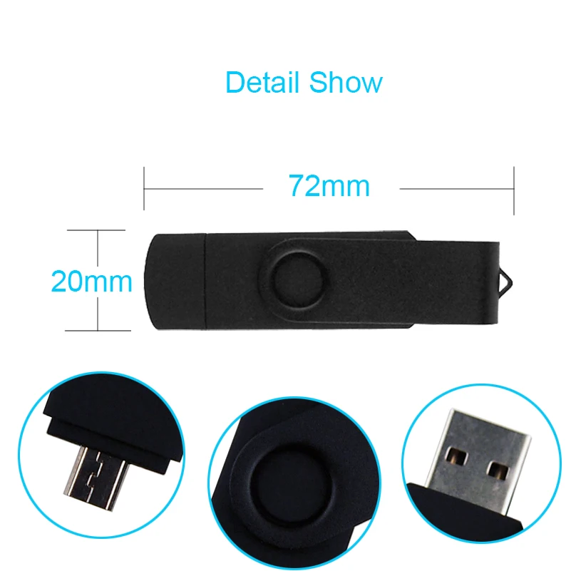 Флеш-накопитель OTG 2,0 64 ГБ 32 ГБ Micro Flashdrive 8 ГБ 16 ГБ 4 ГБ USB флеш-накопитель для Android PC TF/SD карта адаптер адаптеры для мобильных телефонов