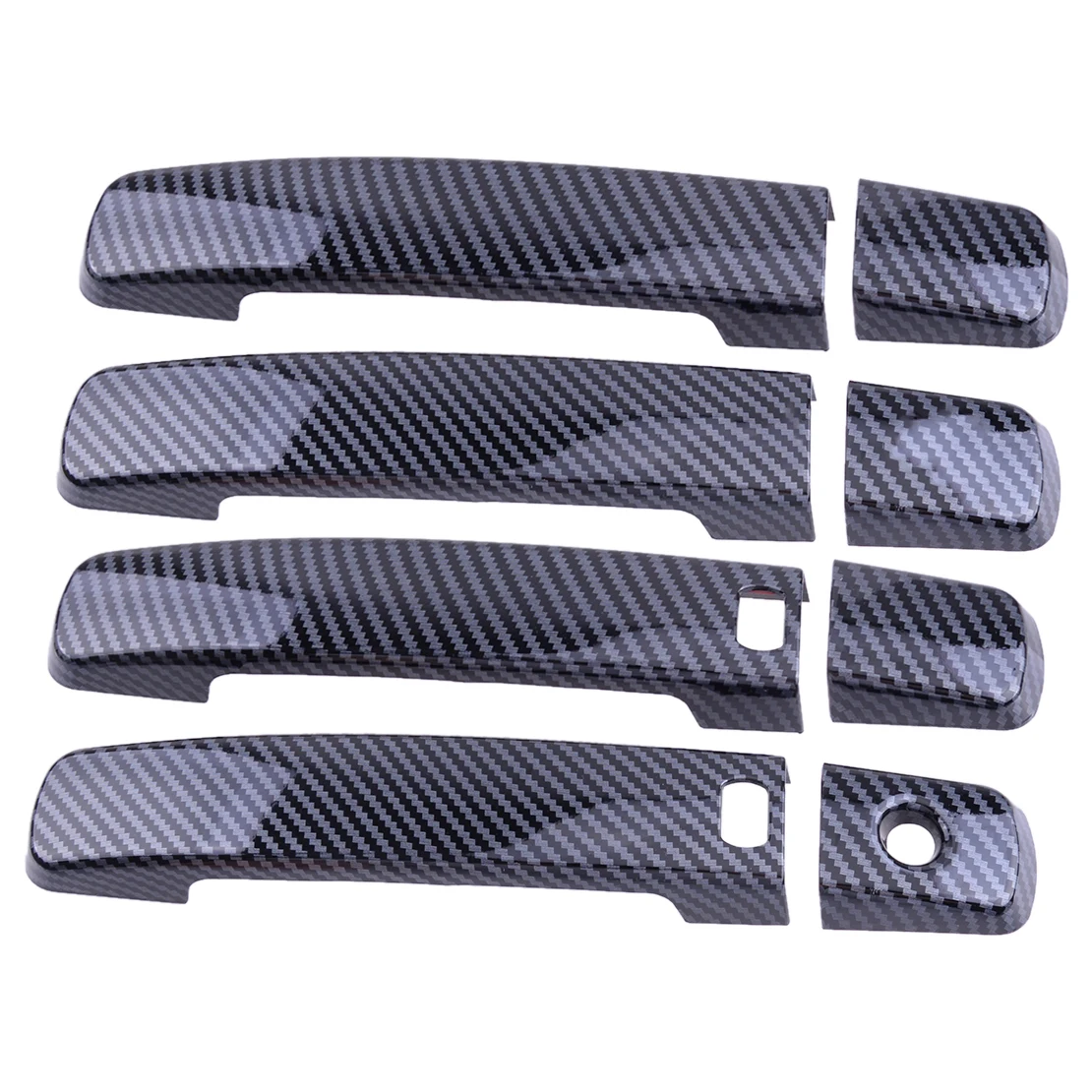 

8 шт./компл., смарт-крышка дверной ручки из АБС-пластика, подходит для Nissan Qashqai Frontier Altima Sentra Quest Navara