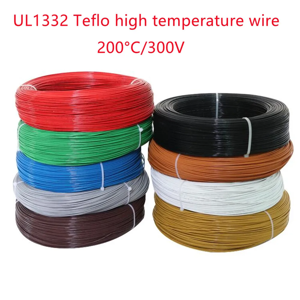 UL1332 FEP ПТФЭ Teflo многожильный кабель из луженой меди высокотемпературный