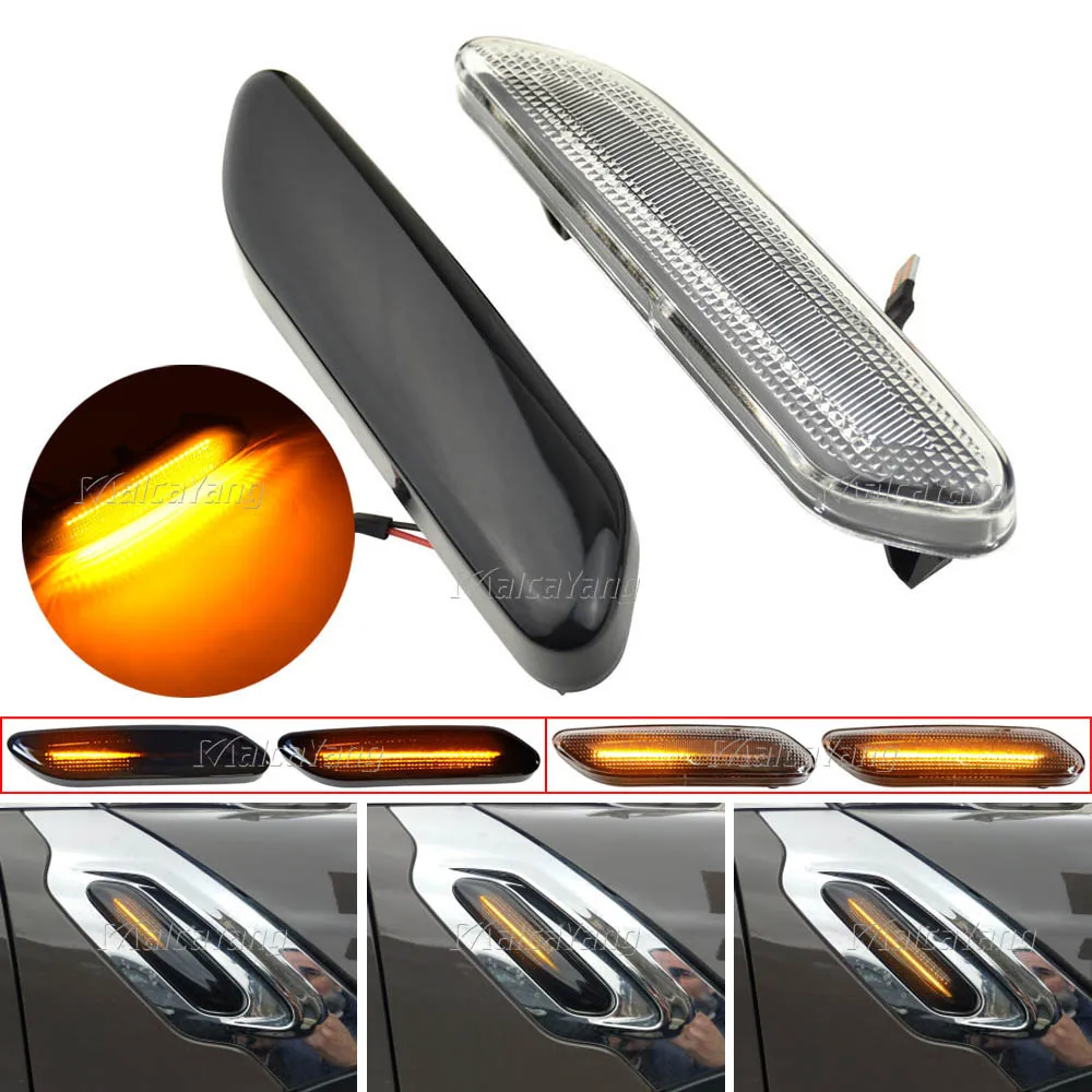 Для BMW MINI COOPER R60 R61 COUNTRYMAN PACEMAN динамический Светодиодный Боковой габаритный