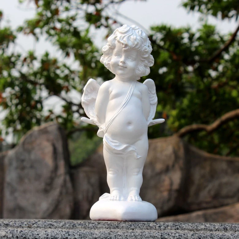 Статуэтки из пасторальной смолы ангел любовь Бог Купидон ремесла наружная