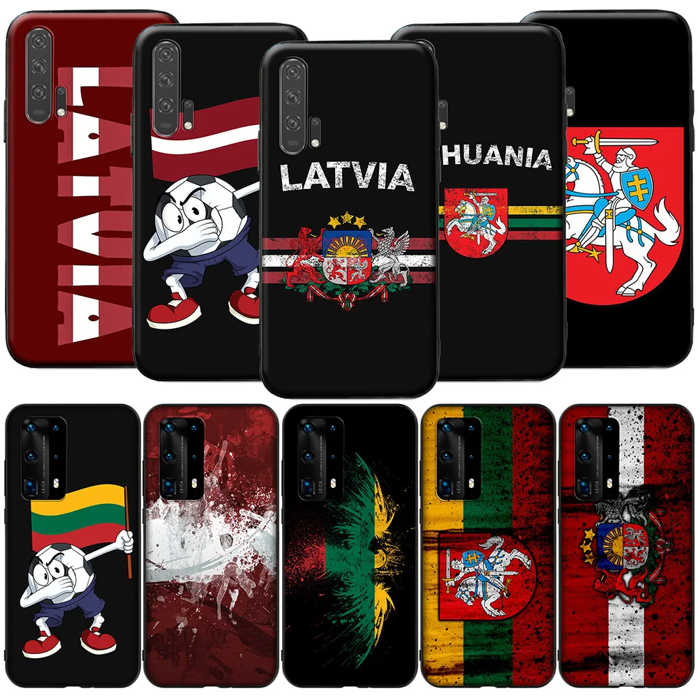 Флаг Для Huawei Y5P Y6P Y7A Y8P Y9A Mate 10 20 30 Pro Lite Nova 2i 3 3i 4 5 5T 7 SE P Smart Z GX119 Латвия Литва - купить