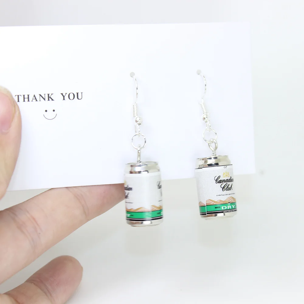 8 шт./каучуковые банки Yamily очаровательные 3D Подвески в виде напитков и пива для